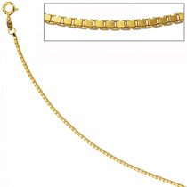 Venezianerkette 333 Gelbgold 1,5mm 50cm Gold Kette Halskette Goldkette