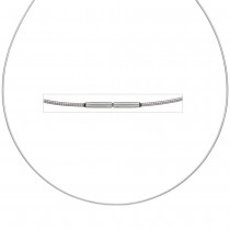 Halsreif Edelstahl 1,0mm 42cm Halskette Kette