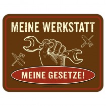 Magnetschild - Meine Werkstatt