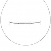 Halsreif Edelstahl 1,0mm 42cm Halskette Kette