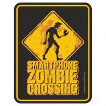 Magnetschild - Smartphone Zombie