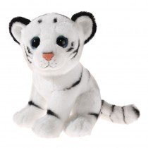 Kuscheltier Mi Classico Schneetiger mit Glitzeraugen 23cm