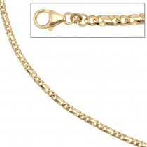 Halskette Kette 333 Gelbgold massiv 45cm Goldkette Karabiner