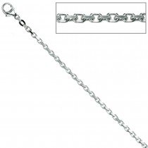 Ankerkette 925 Silber 2mm 42cm Halskette Kette Silberkette Karabiner