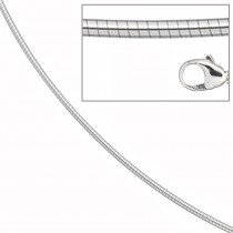 Halsreif 585 Weißgold 1,2mm 42cm Gold Kette Halskette Weißgoldhalsreif