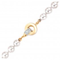 Kettenschließe Schließe 585 Gelbgold mattiert 14 Diamanten Brillanten