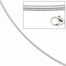 Halsreif 585 Weißgold 1,2mm 42cm Gold Kette Halskette Weißgoldhalsreif