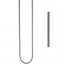 Schlangenkette 925 Silber 3,1mm 45cm Halskette Kette Silberkette Karabiner