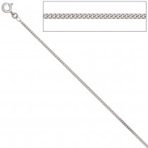 Panzerkette 333 Weißgold 1,7mm 40cm Gold Kette Halskette Weißgoldkette