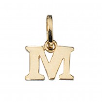 Anhänger Buchstabe M 333 Gelbgold Buchstabenanhänger