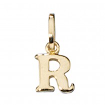 Anhänger Buchstabe R 333 Gelbgold Buchstabenanhänger