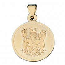 Anhänger Sternzeichen Wassermann 333 Gelbgold matt Sternzeichenanhänger