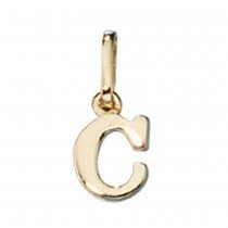 Anhänger Buchstabe C 333 Gelbgold Buchstabenanhänger
