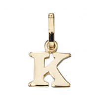 Anhänger Buchstabe K 333 Gelbgold Buchstabenanhänger