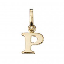 Anhänger Buchstabe P 333 Gelbgold Buchstabenanhänger