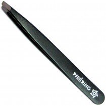Pfeilring Pinzette, 9,5cm, Edelstahl INOX schwarz, ideal bei Nickelallergie