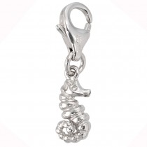 Einhänger Charm Seepferdchen Seepferd 925 Sterling Silber rhodiniert