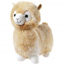 Lama stehend hellbraun 32cm