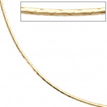 Halskette Kette 585 Gelbgold 45cm Goldkette Karabiner