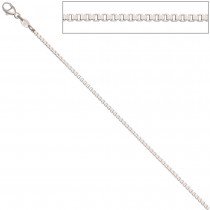 Venezianerkette 585 Weißgold 1,5mm 42cm Gold Kette Halskette Weißgoldkette