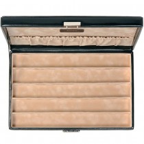 Sacher Kettenetui Kettenkasten schwarz Kasten für Ketten abschließbar Schloss