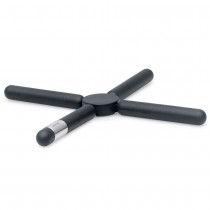 Untersetzer KNIK klappbar Silikon mit Edelstahl kombiniert