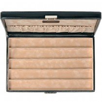 Sacher Kettenetui Kettenkasten schwarz Kasten für Ketten abschließbar Schloss