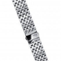 Uhrenarmband 20mm Edelstahl poliert