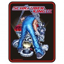 geprägtes Blechschild - Schrauber King