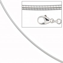 Halsreif 585 Weißgold 1,7mm 45cm Gold Kette Halskette Weißgoldhalsreif