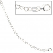Kinder Armband Herzen Herzchen 925 Silber 14,5cm Herzarmband Kinderarmband