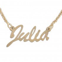 Collier Name 333 Gelbgold 43cm Namens-Kette Halskette