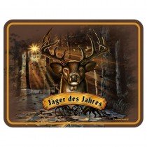 geprägtes Blechschild - Jäger des Jahres