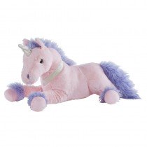 Kuscheltier Einhorn liegend 50cm pink