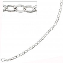 Armband 925 Sterling Silber rhodiniert 21cm Silberarmband Karabiner