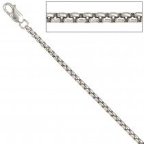 Venezianerkette 925 Sterling Silber 2,5mm 45cm Halskette Kette Karabiner