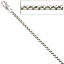 Venezianerkette 925 Sterling Silber 2,5mm 60cm Halskette Kette Karabiner