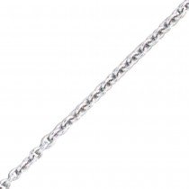 Ankerkette 950 Platin 1,4mm 50cm Halskette Kette Platinkette Karabiner