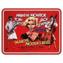 geprägtes Blechschild Manche mögen`s heiß Marilyn Monroe