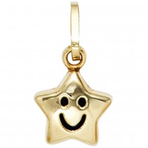 Kinder Anhänger Stern 333 Gelbgold Kinderanhänger
