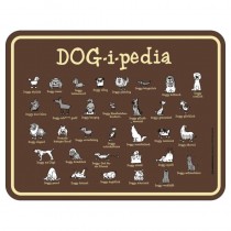 geprägtes Blechschild - DOG-i-pedia Hunde Kunde Launen