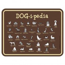 geprägtes Blechschild - DOG-i-pedia Hunde Kunde Launen