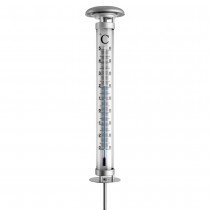 Gartenthermometer mit Solarbeleuchtung wetterfest