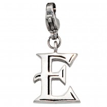 Anhänger Charm Buchstabe E Edelstahl