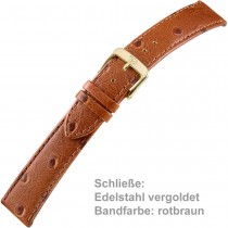 Uhrenarmband Ladies 14mm rotbraun