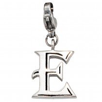 Anhänger Charm Buchstabe E Edelstahl