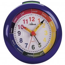 Wecker Kinderwecker blau Lernwecker für Kinder