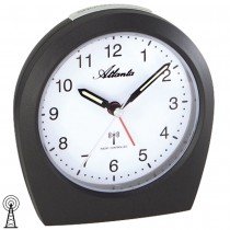 Wecker Funkwecker Funk anthrazit Licht Snooze leise ohne Ticken