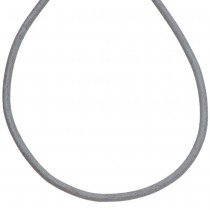 Leder Halskette Kette Schnur grau 100cm