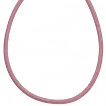 Leder Halskette Kette Schnur rosa 100cm